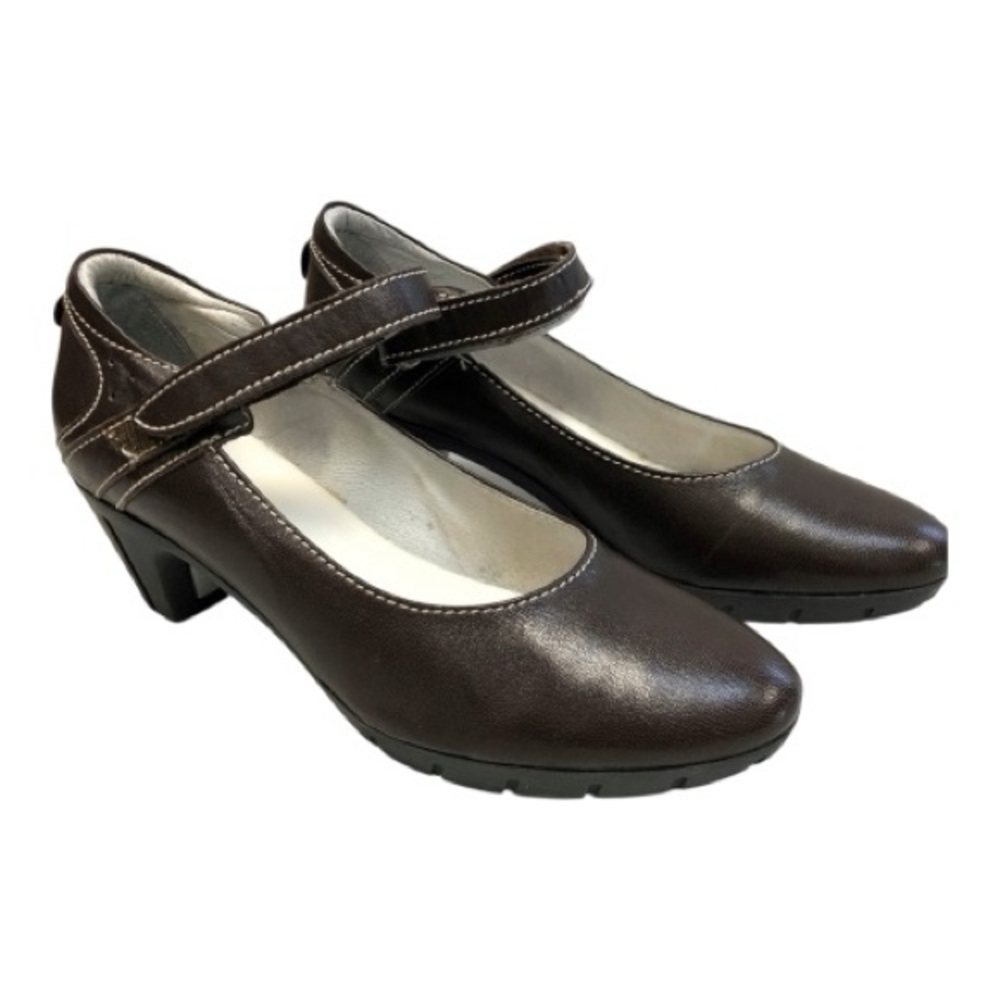 Mag Brand Chocolate Brown Mary Jane Shoes, Sz 39 (7.5?)